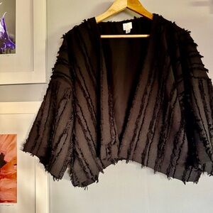 Black Fringed Jacket